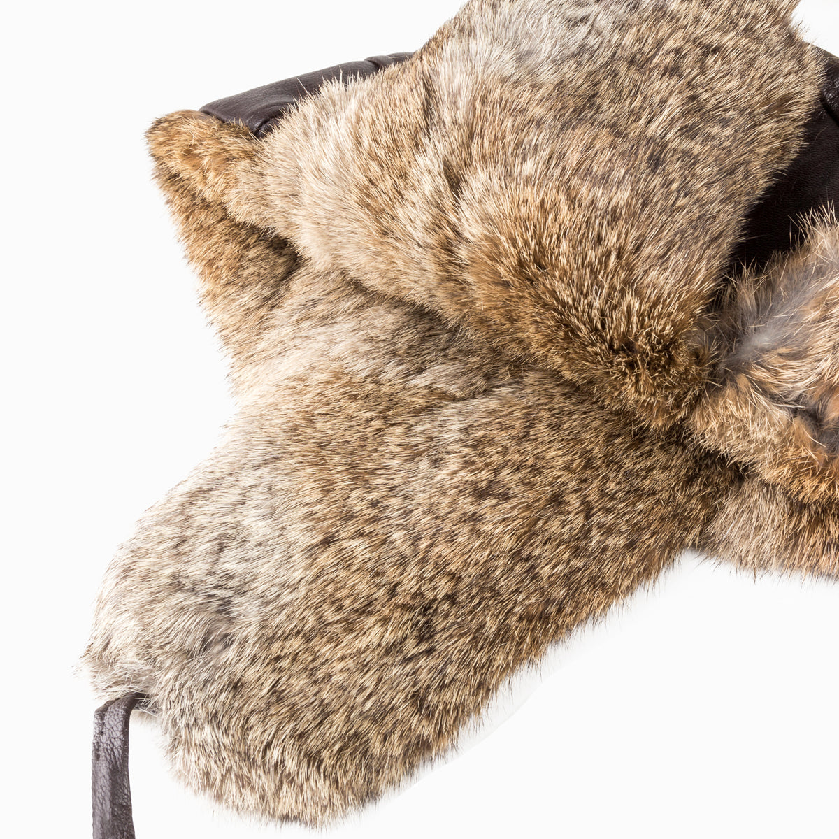 Ugg Vintage Rodeo Leather Rabbit Fur Aviator Hat-Hats-PEROZ Accessories