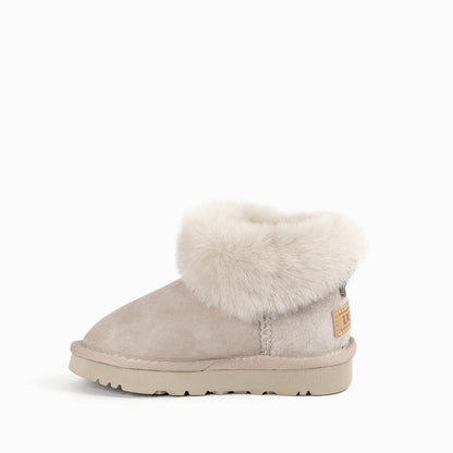 Ugg Kids Classic Fluff Mini Boots ( Water Resistant)-Kid Boots-PEROZ Accessories