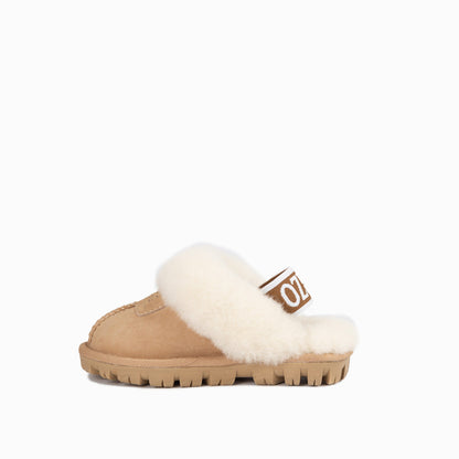 Ugg Kids Coquette Slipper (Elastic Backstrap)( Water Resistant)-Slippers-PEROZ Accessories