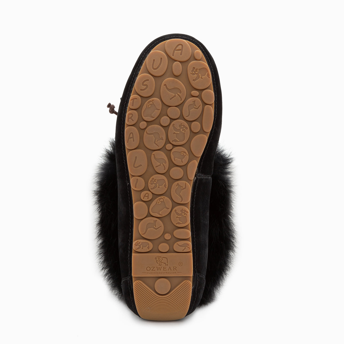 Ugg Fluff Tassel Moccasin (Inner Wedge)-Loafers &amp; Moccasins-PEROZ Accessories