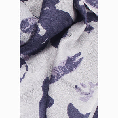Ugg 100% Australian Merino Wool Scarf White and Grey-Scarves-PEROZ Accessories