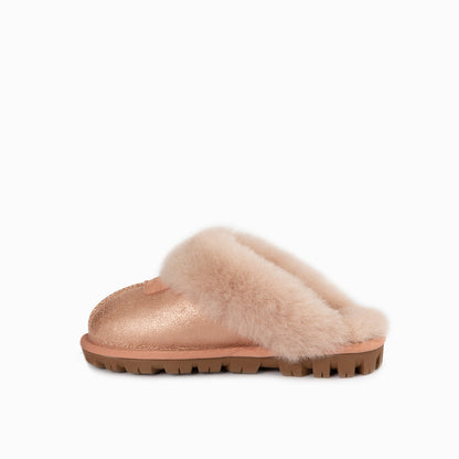 Ugg Coquette Metallic Slipper-Slippers-PEROZ Accessories