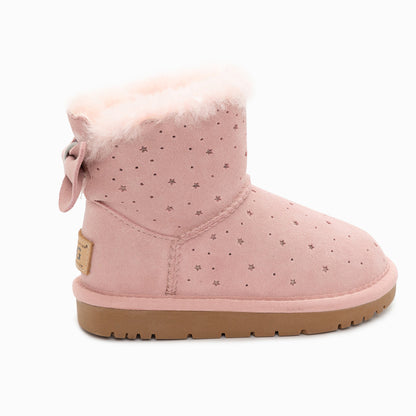 Ugg Kids Mini Bailey Bow Starry Boots-Kid Boots-PEROZ Accessories