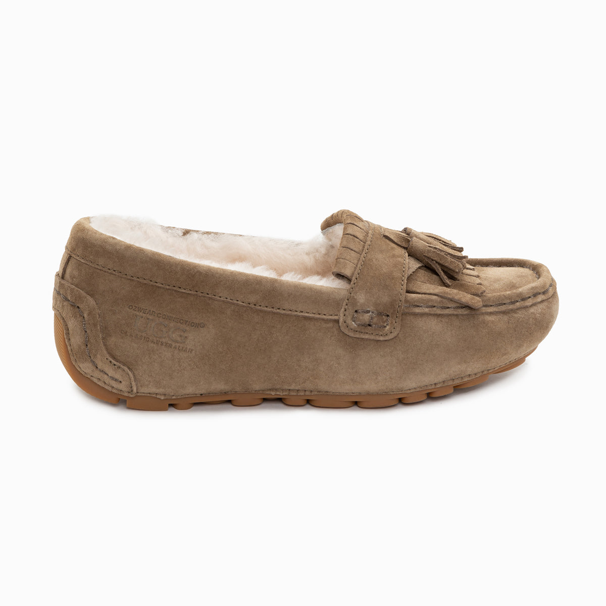 Ugg Rylee Tassel Moccasins (Inner Wedge)-Loafers &amp; Moccasins-PEROZ Accessories