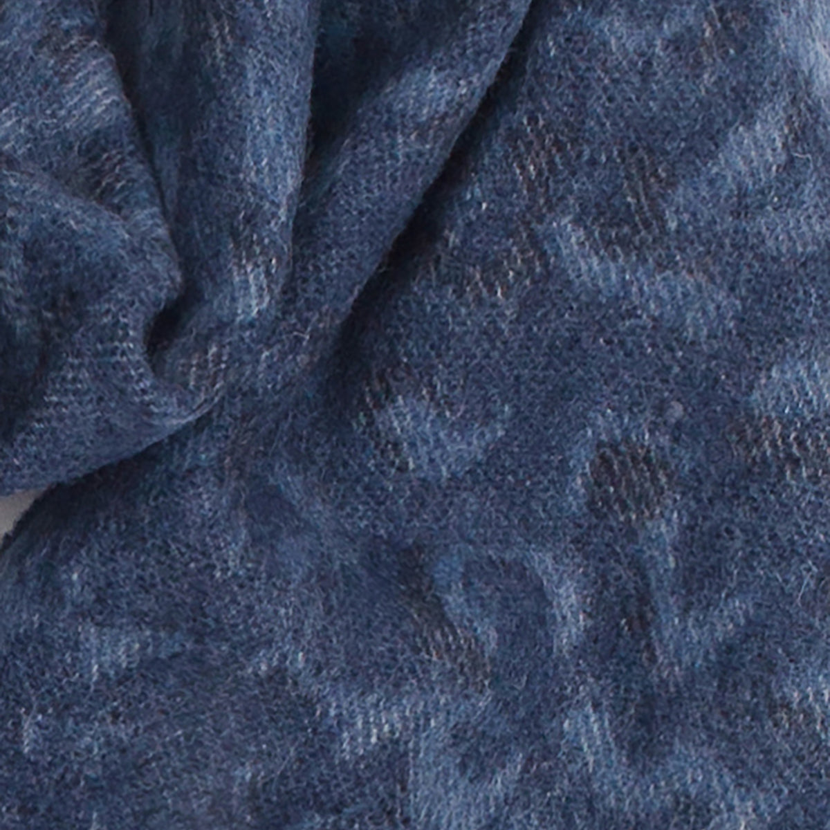 Ugg Cashmere &amp; Wool Wrap Navy and Grey-Wrap-PEROZ Accessories