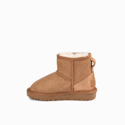 Ugg Kids Classic Mini (Glitz) Boots (Water Resistant)-Kid Boots-PEROZ Accessories