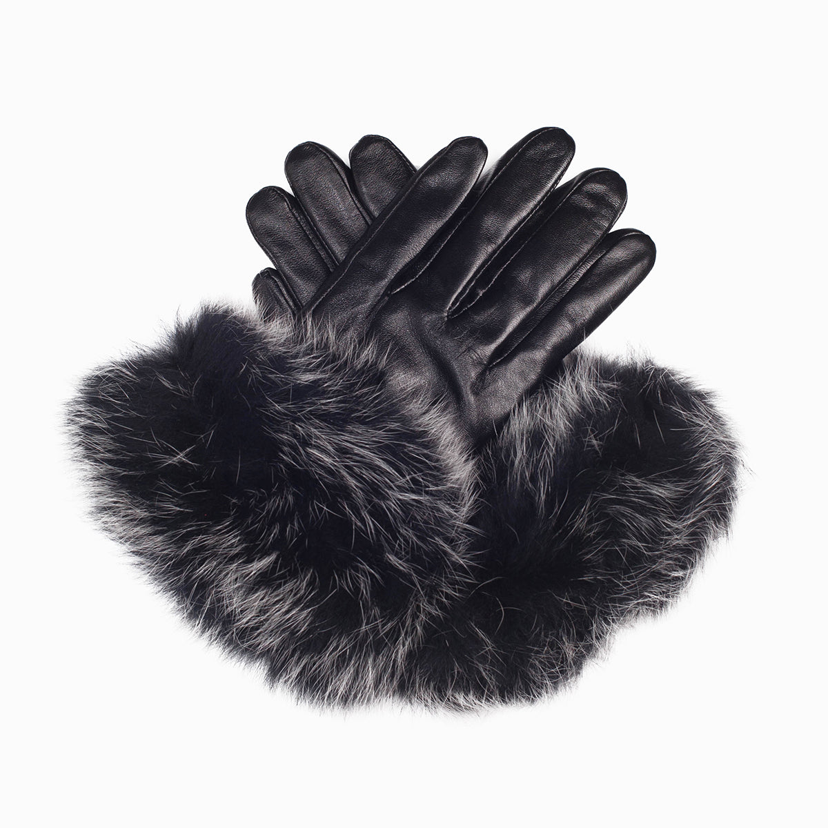 Ugg Touch Screen Fur Glove-Gloves-PEROZ Accessories