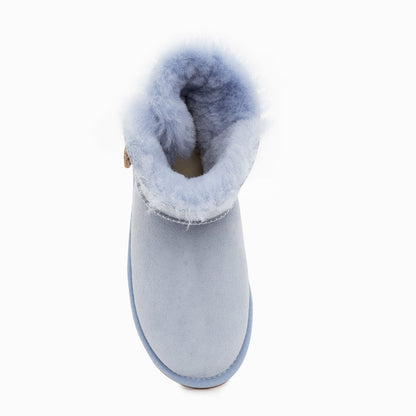 Ugg Classic Mini Button Boots (Water Resistant)-Boots-PEROZ Accessories