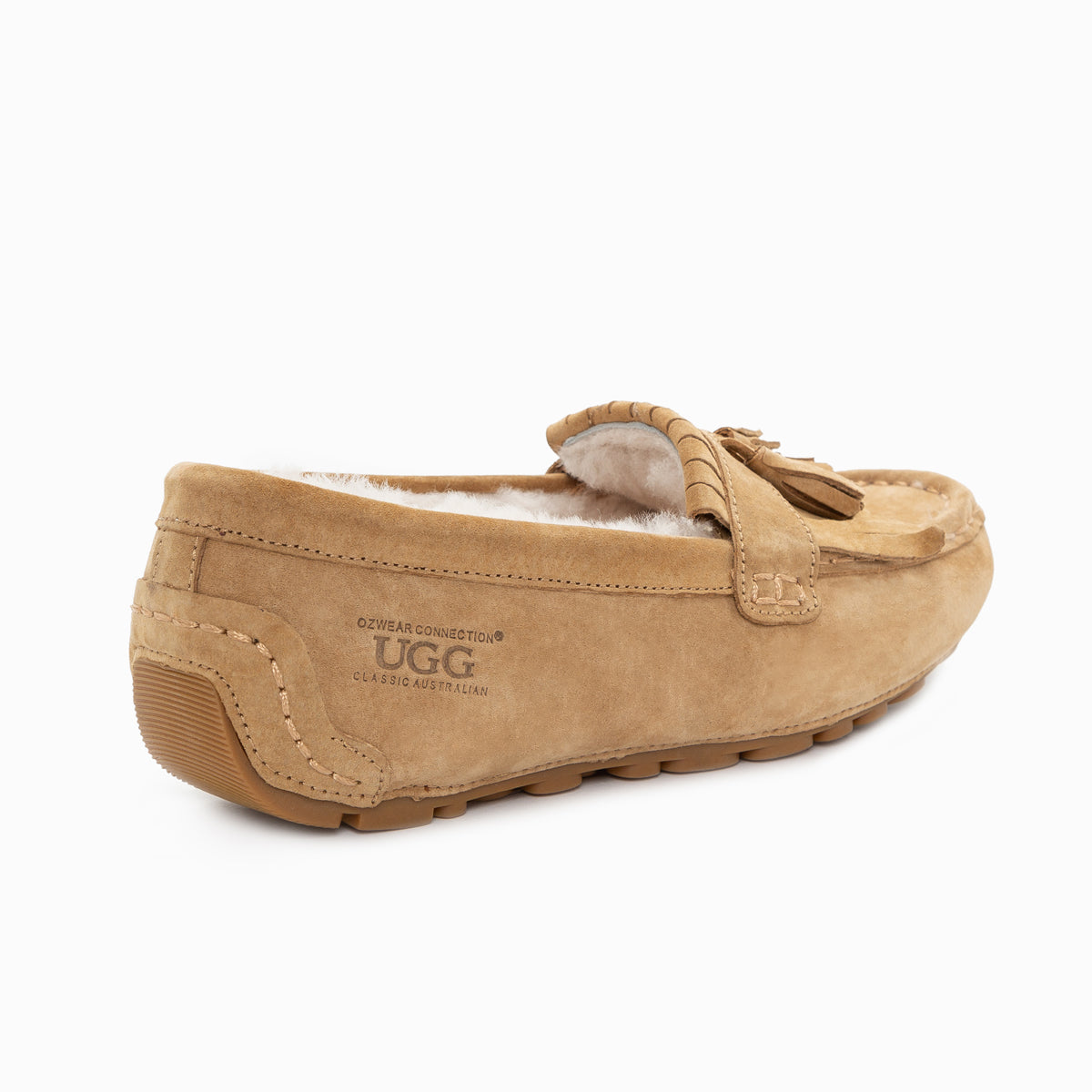 Ugg Rylee Tassel Moccasins (Inner Wedge)-Loafers &amp; Moccasins-PEROZ Accessories