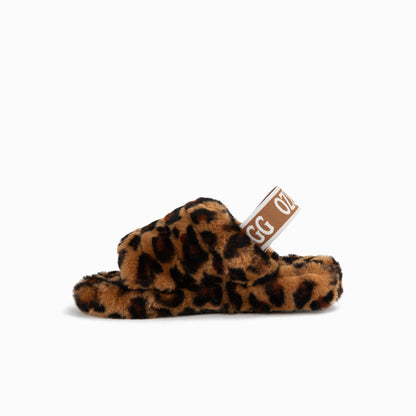 Ugg Kids Brooklyn Fluff Slide-Slides-PEROZ Accessories
