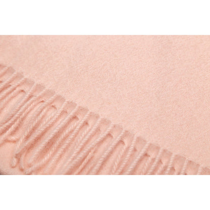 100% Wool Scarf Baby Pink-Scarves-PEROZ Accessories