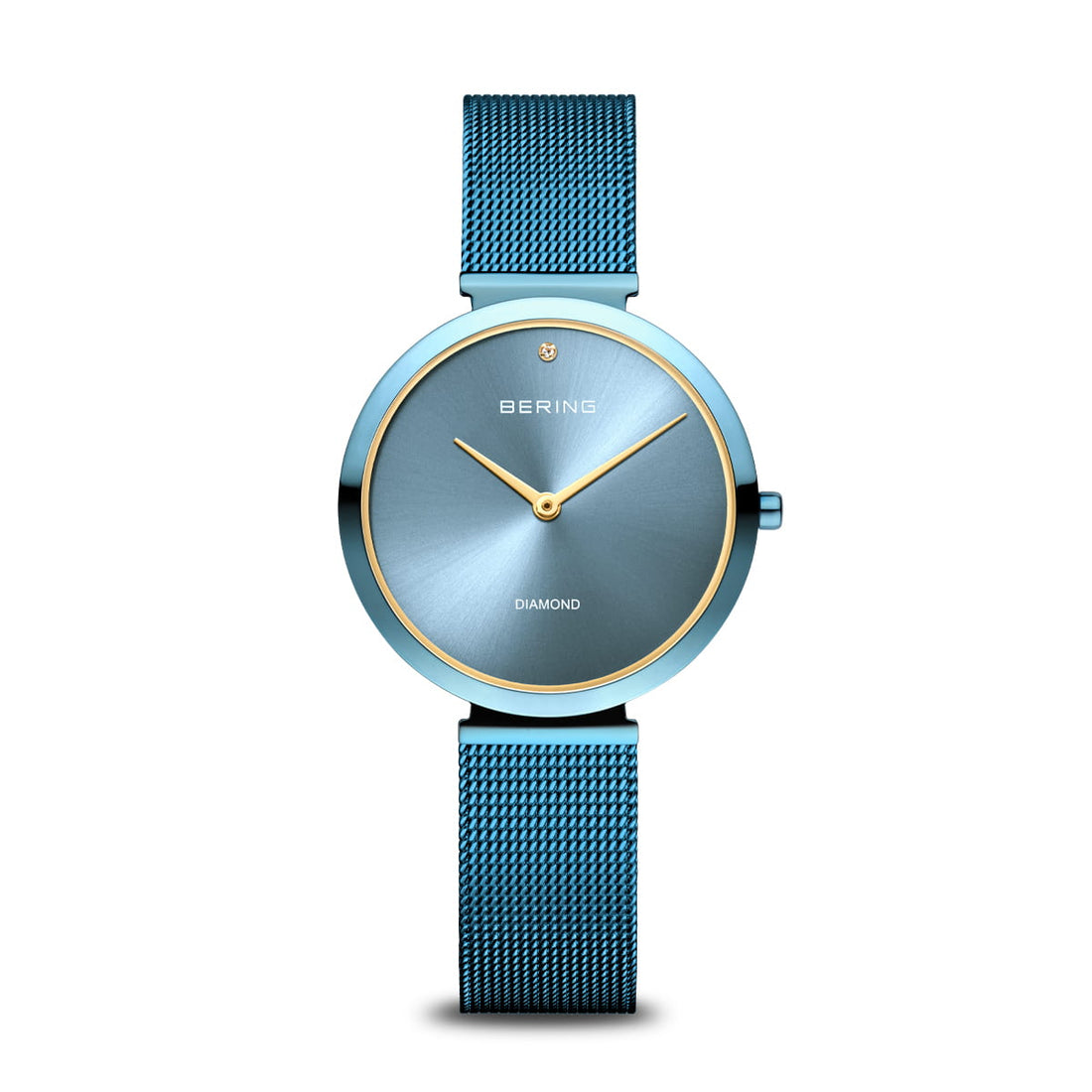 Bering Charity 32mm Blue Milanese Strap Watch-PEROZ Accessories