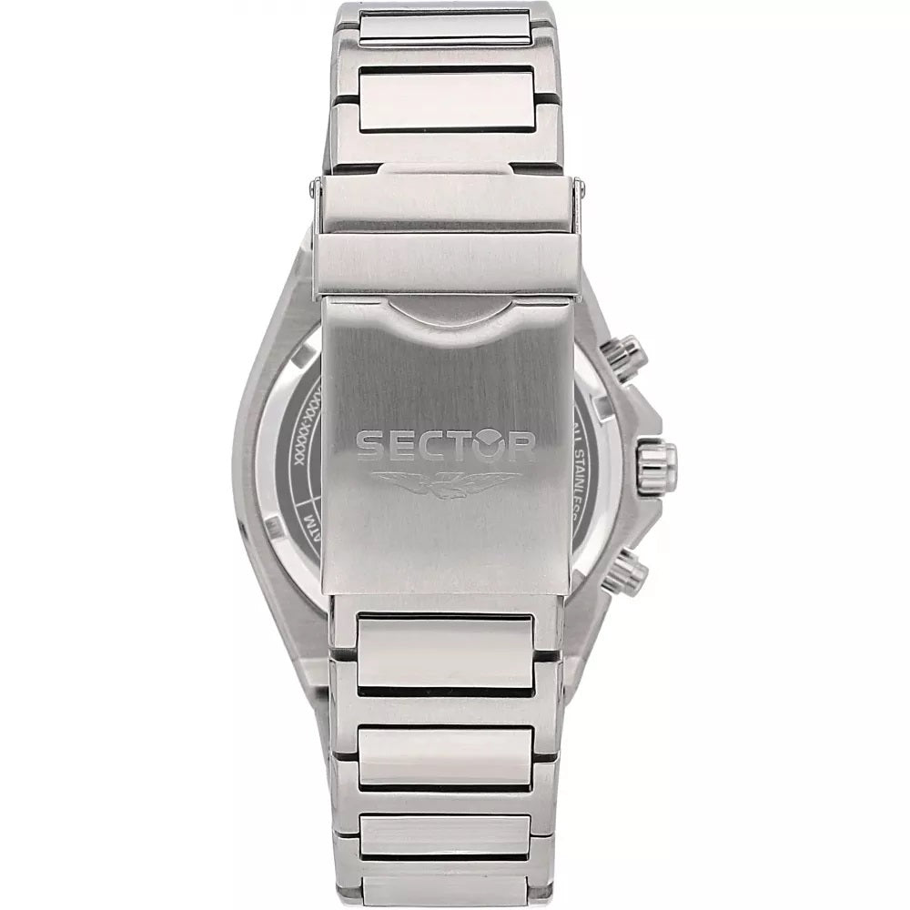 Sector 960 Blue Dial Silver Bracelet Chronograph-PEROZ Accessories