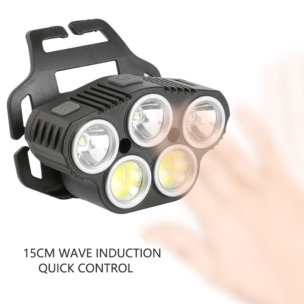 6 Modes LED Head Torch Induction Headlight Camping COB Infrared Strong Lights-Outdoor Recreation &gt; Camping &gt; Camping Lights &amp; Lanterns-PEROZ Accessories