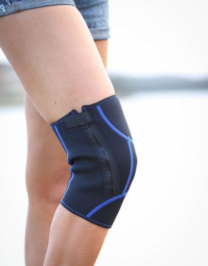 Sprint Industries Neoprene Zip Knee Support Pain Relief Brace Sports - Unisex-Fitness Accessories-PEROZ Accessories