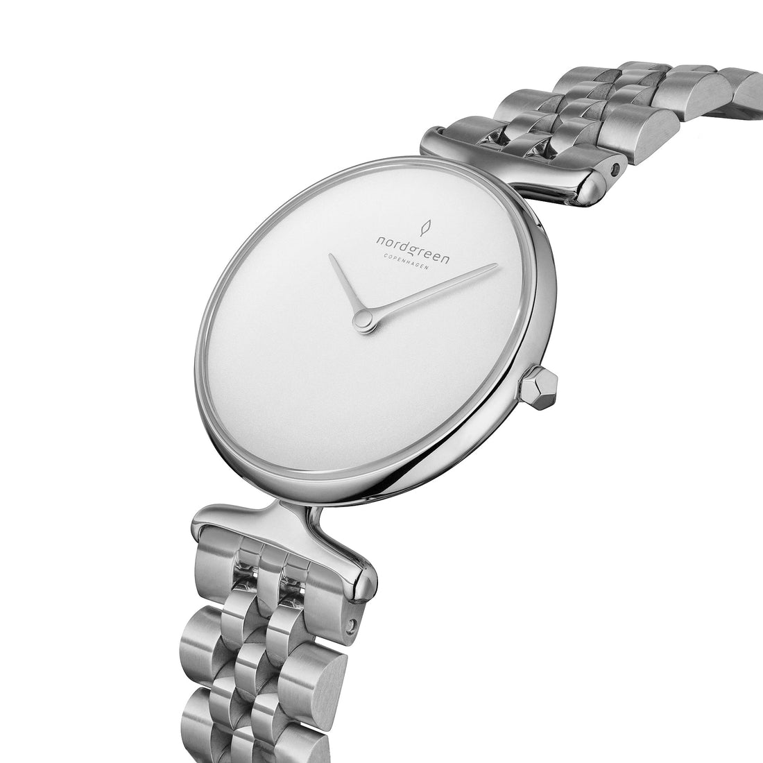 Nordgreen Unika Silver Link Bracelet 32mm Watch-PEROZ Accessories