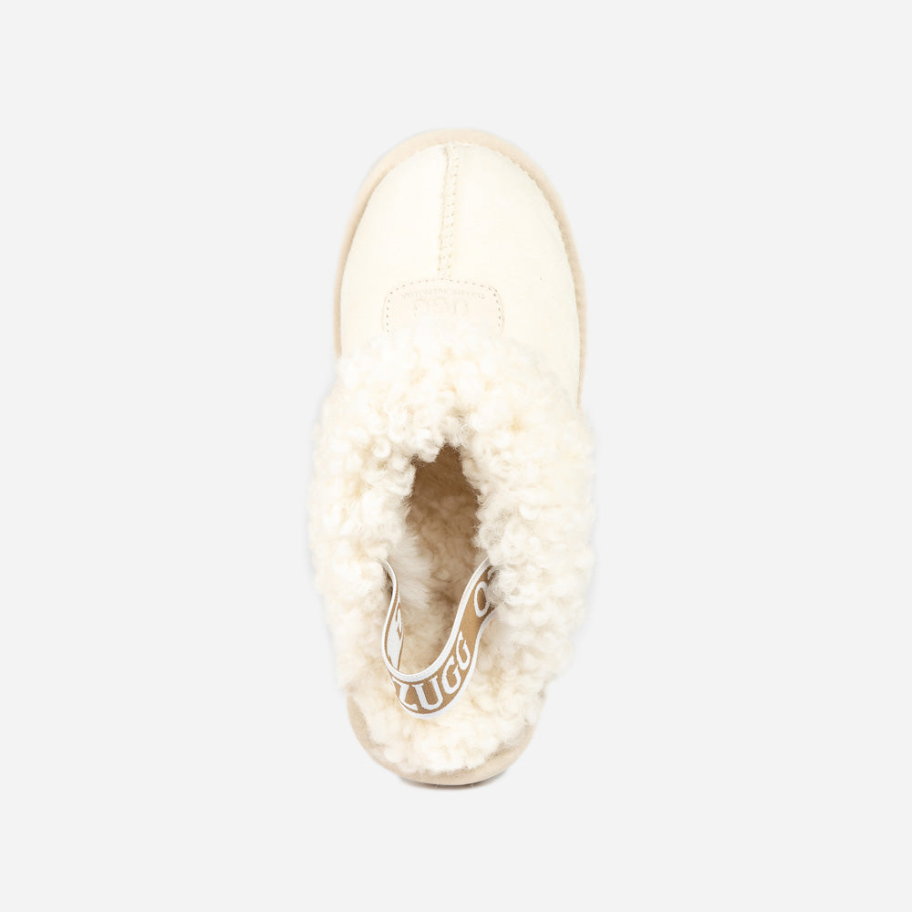 Ugg Coquette Curly Slipper (Elastic Backstrap)-LADIES UGG-PEROZ Accessories