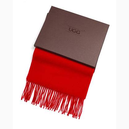Ugg Cashmere &amp; Wool Scarf Tomato-Scarves-PEROZ Accessories