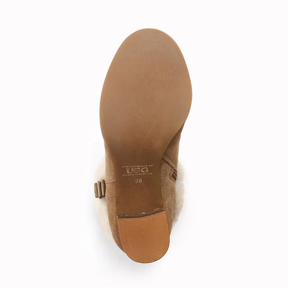 Ugg Presley Platform Ankle Boots-Boots-PEROZ Accessories