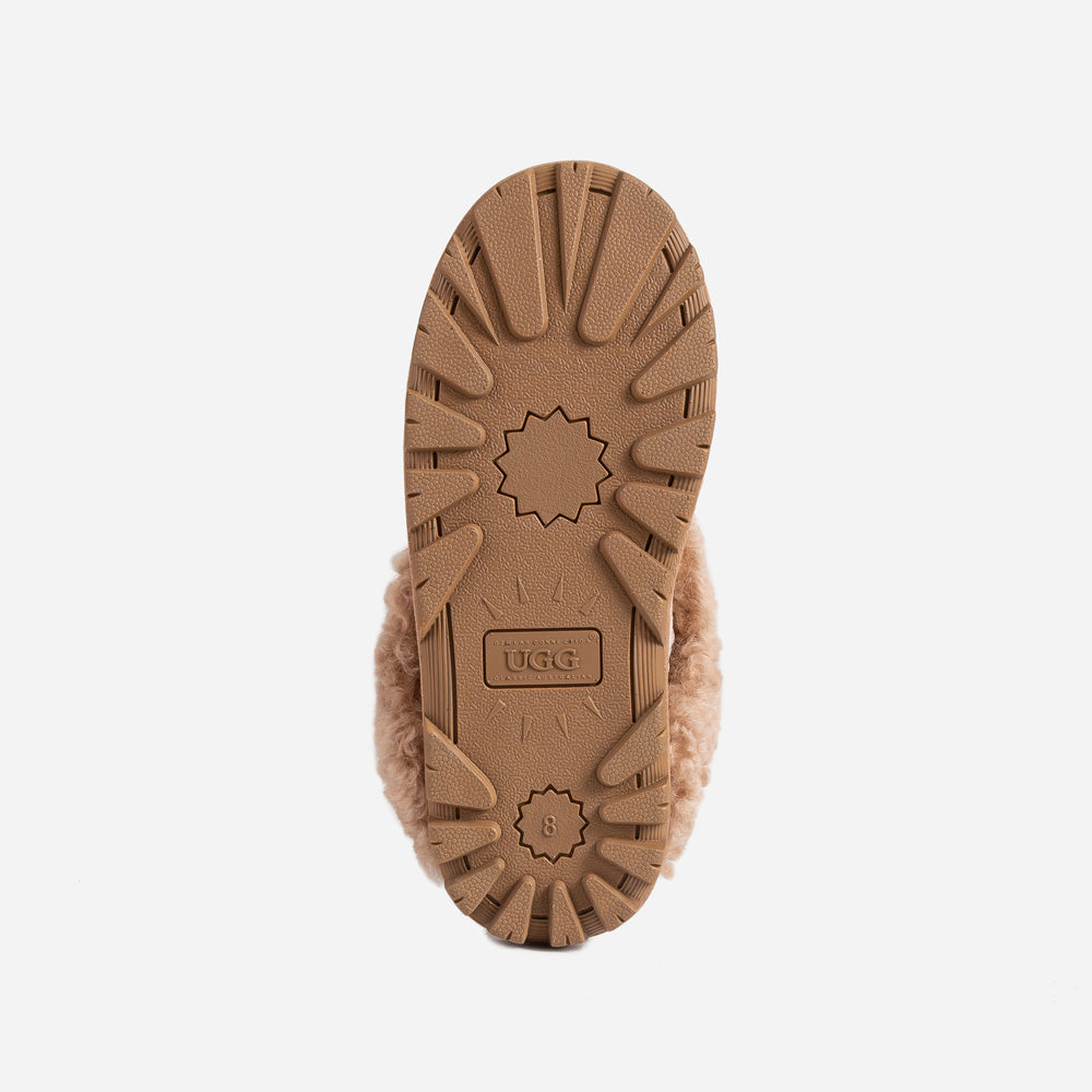 Ugg Coquette Curly Slipper (Elastic Backstrap)-LADIES UGG-PEROZ Accessories