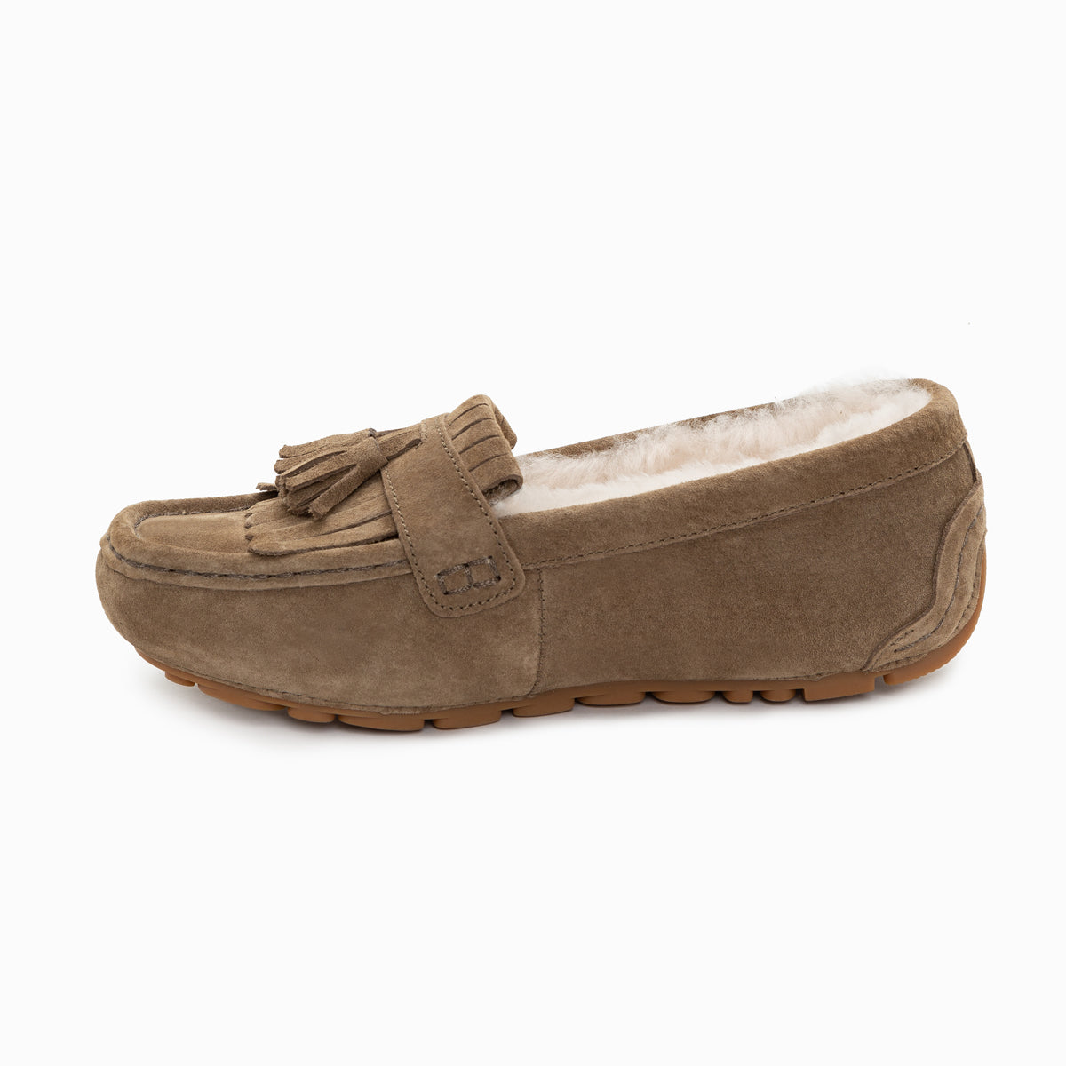 Ugg Rylee Tassel Moccasins (Inner Wedge)-Loafers &amp; Moccasins-PEROZ Accessories