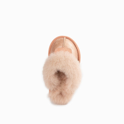Ugg Kids Coquette Metallic Slipper-Slippers-PEROZ Accessories