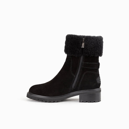 Ugg Violet Ankle Zip Boots-Boots-PEROZ Accessories