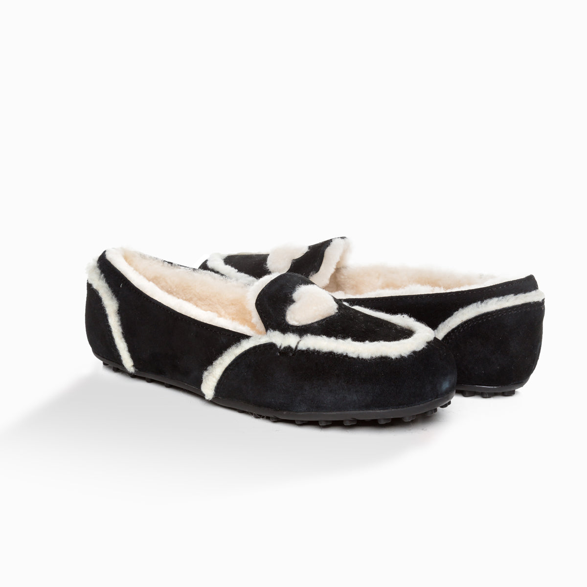 Ugg Eva Love Heart Loafer-Loafers &amp; Moccasins-PEROZ Accessories