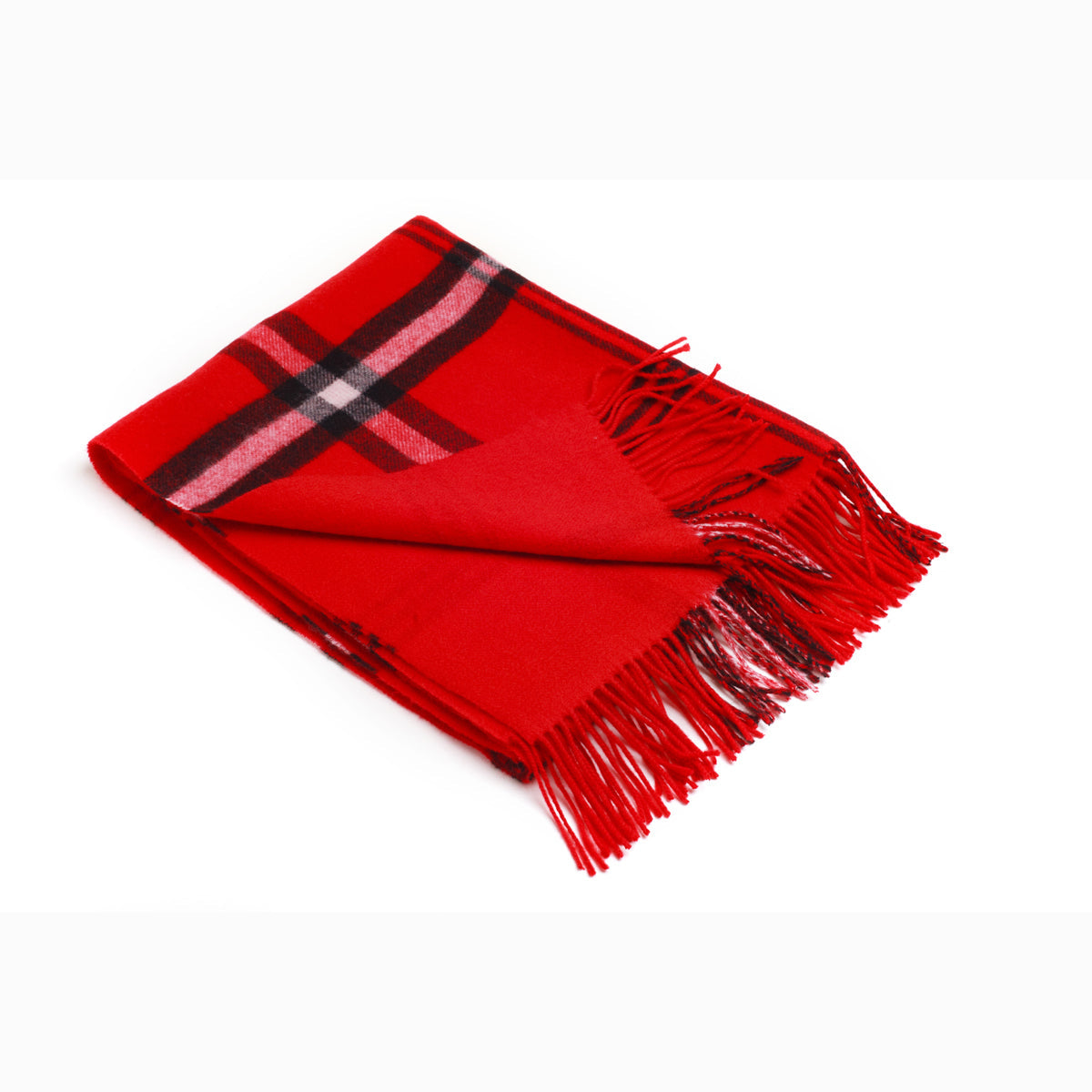 Ugg 100% Australian Merino Wool Reversible Wrap Red-Wrap-PEROZ Accessories