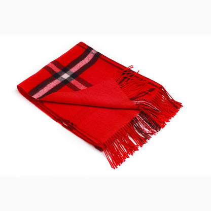 Ugg 100% Australian Merino Wool Reversible Wrap Red-Wrap-PEROZ Accessories