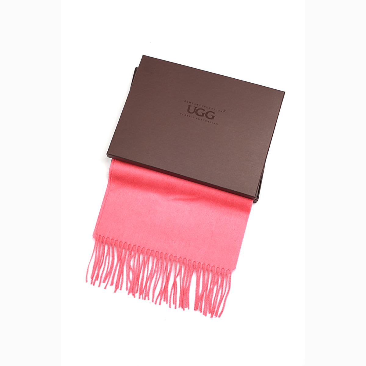 Ugg Cashmere &amp; Wool Scarf Watermelon-Scarves-PEROZ Accessories