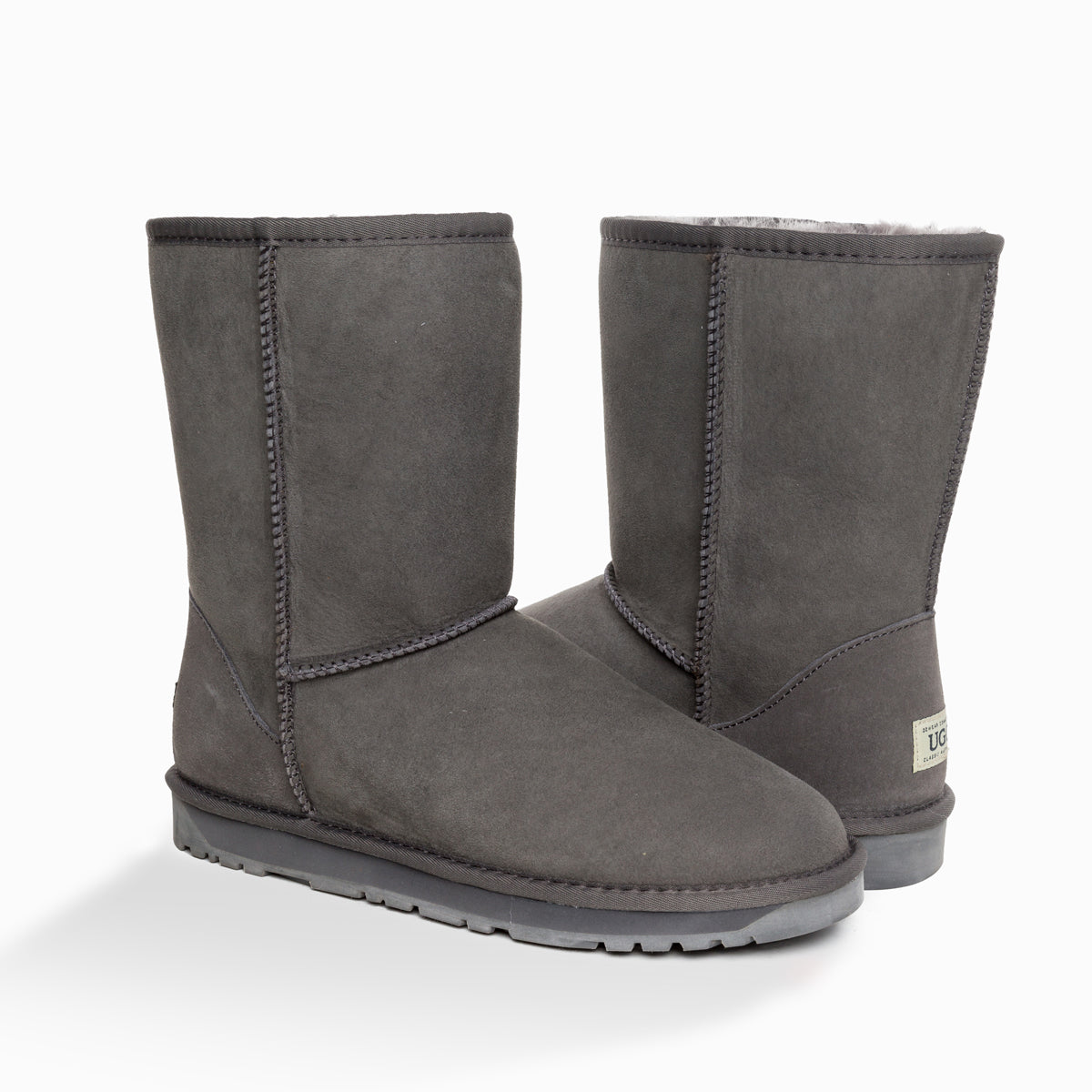 Ugg Mens Classic Short Boots-Boots-PEROZ Accessories