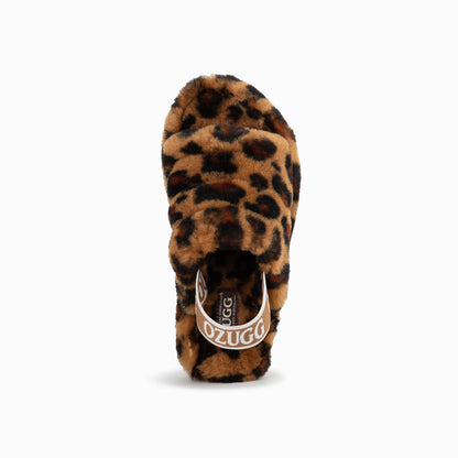 Ugg Kids Brooklyn Fluff Slide-Slides-PEROZ Accessories