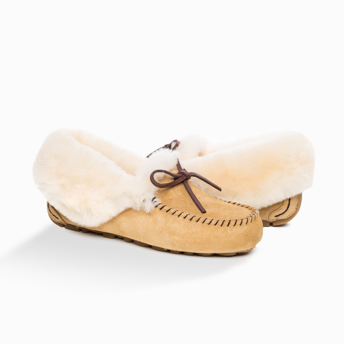 Ugg Jacee Collar Moccasin (Inner Wedge)-Loafers &amp; Moccasins-PEROZ Accessories