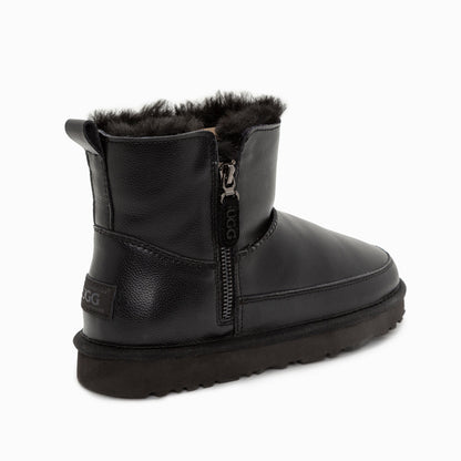 Ugg Classic Ladies Zipper Boots (Water Resistant)-Boots-PEROZ Accessories