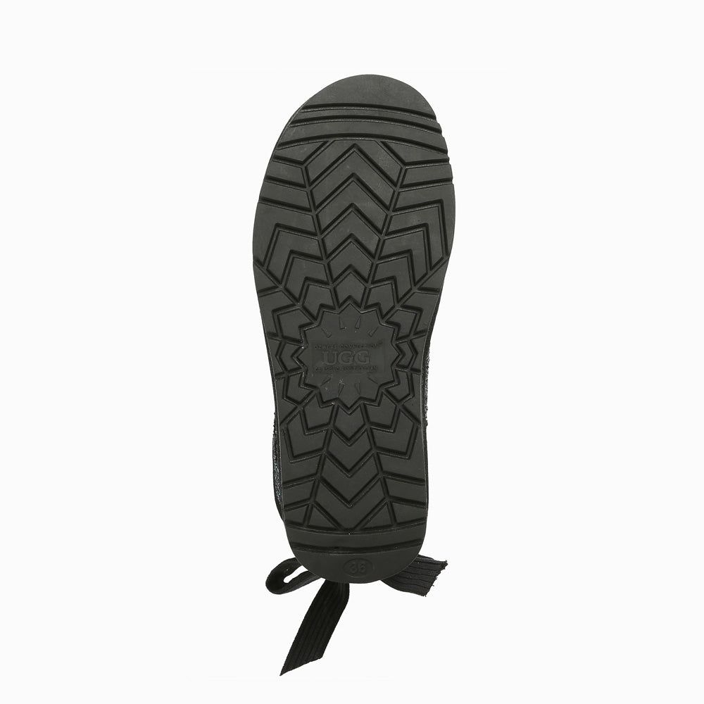 Ugg Valerie Bailey Bow Glitter Boots-Boots-PEROZ Accessories