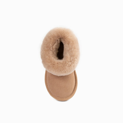 Ugg Kids Classic Fluff Mini Boots ( Water Resistant)-Kid Boots-PEROZ Accessories