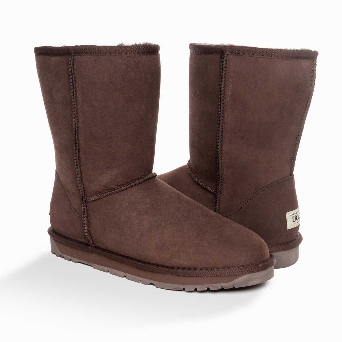 Ugg Mens Classic Short Boots-Boots-PEROZ Accessories