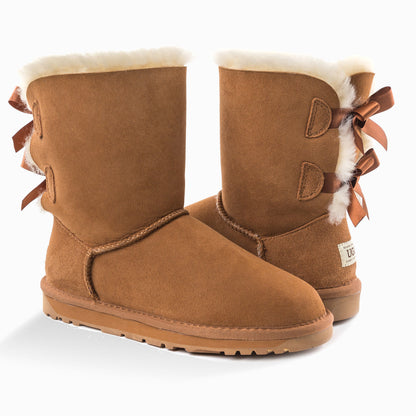 Ugg Classic Bailey Bow Boots (Water Resistant)-Boots-PEROZ Accessories