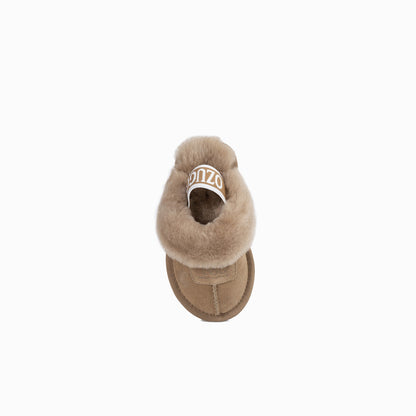 Ugg Kids Coquette Slipper (Elastic Backstrap)( Water Resistant)-Slippers-PEROZ Accessories