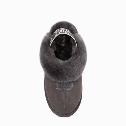 Ugg Coquette Slipper (Elastic Backstrap) (Water Resistant)-Slippers-PEROZ Accessories