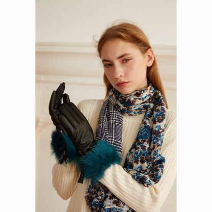 Ugg Gianna Touch Screen Fur Glove-Gloves-PEROZ Accessories