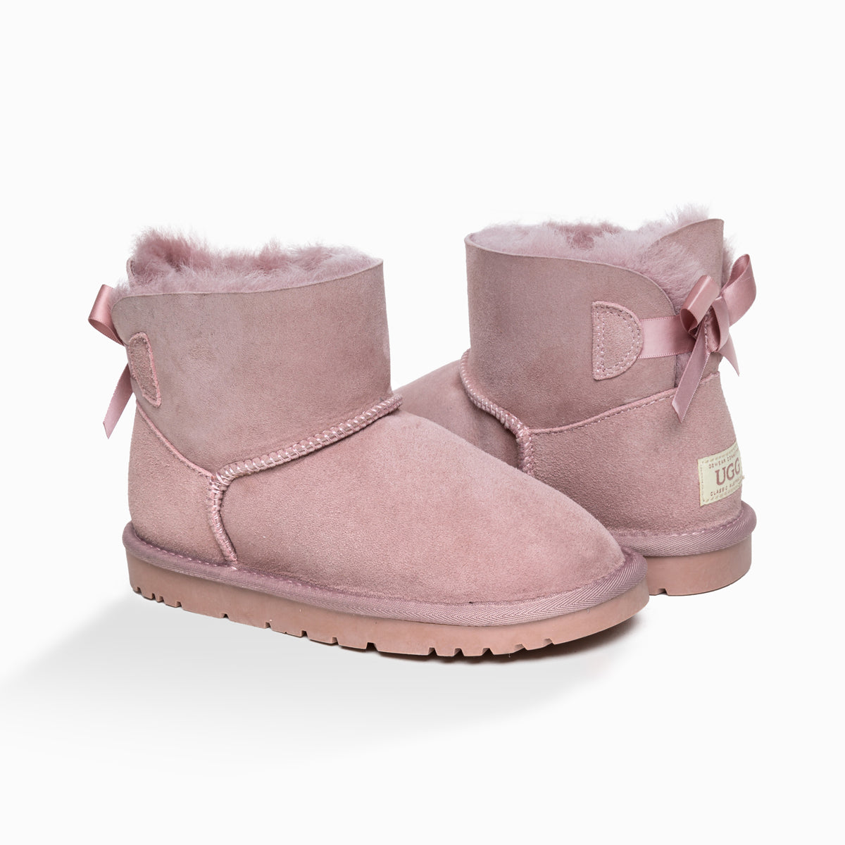 Ugg Kids Bailey Bow Boots (Water Resistant)-Kid Boots-PEROZ Accessories