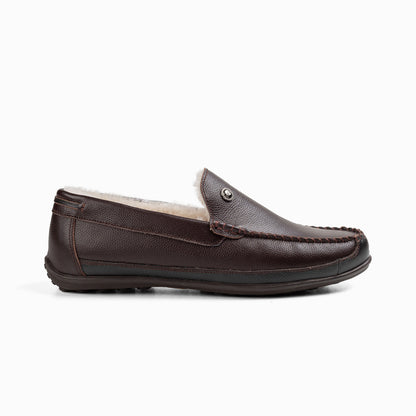 Ugg Mens Ryan Plain Moccasin-Loafers &amp; Moccasins-PEROZ Accessories