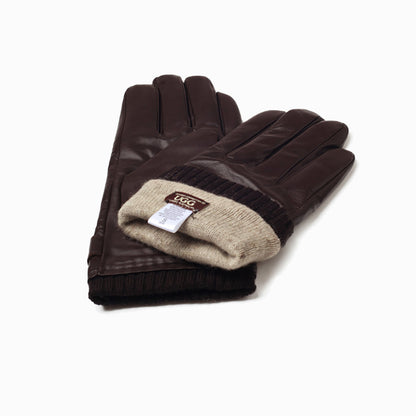 Ugg Mens Silver Stud Tab Glove (Touch Screen)-Gloves-PEROZ Accessories