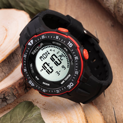 Sector EX-26 Black Digital Watch-PEROZ Accessories