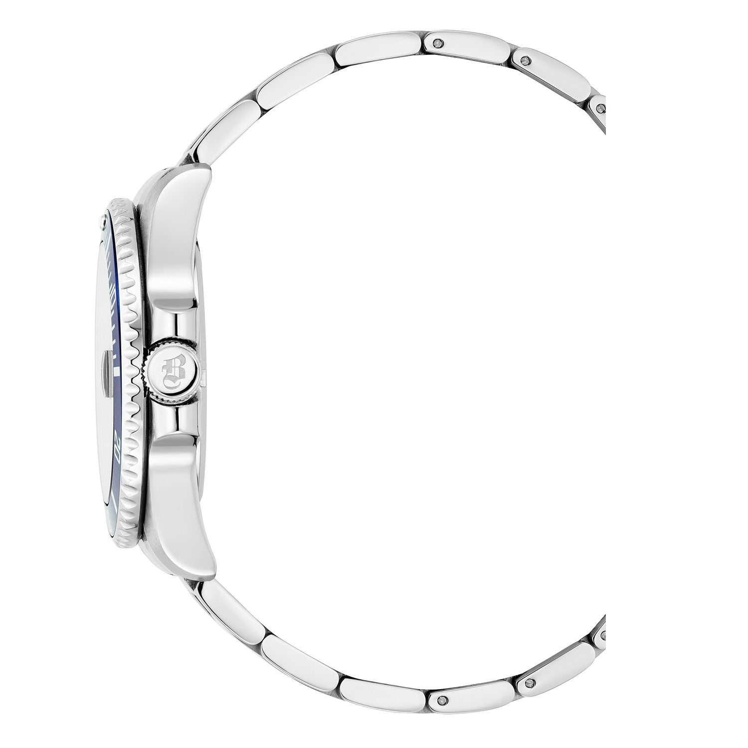 Jacques Du Manoir Swiss-Made Pro Scuba 43mm 200m Water Resistant Stainless Steel and Blue Watch-PEROZ Accessories