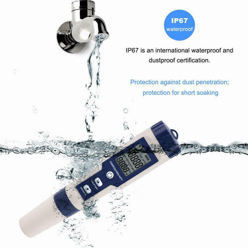 7 in 1 PH Meter Water Quality Monitor Tester Pen and one Bestway Surface Skimmer-Home &amp; Garden > Pool &amp; Accessories > Pool Sweeps &amp; Vacuums-PEROZ Accessories