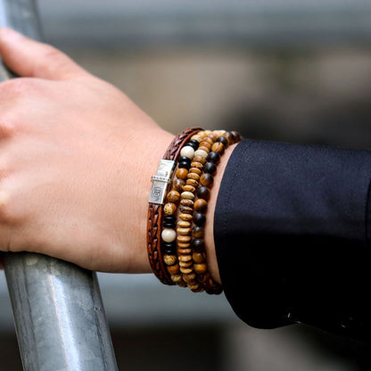 Rebel and Rose Tiger Lily 6mm Bracelet-PEROZ Accessories