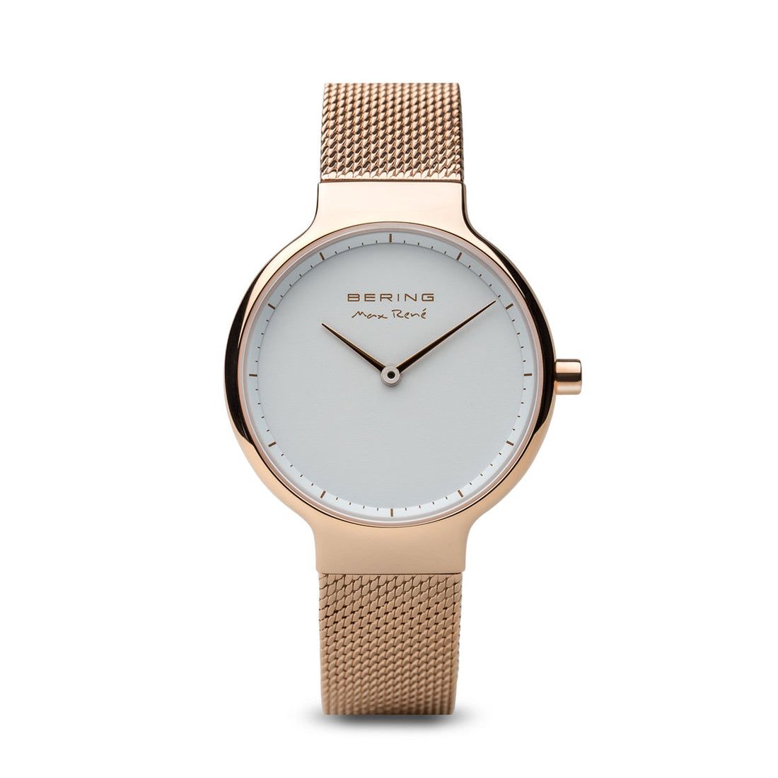 Bering Max René Polished Rose Gold Watch-PEROZ Accessories